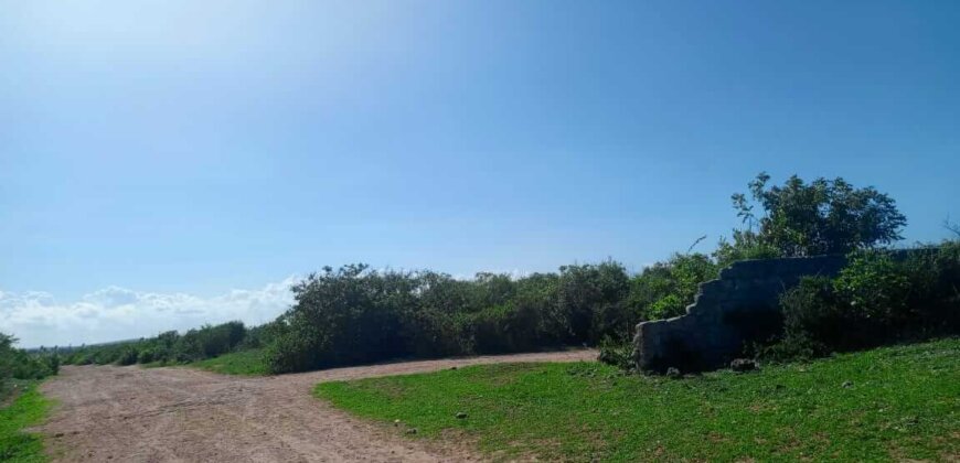 CHUMANI BEACH PLOT FOR SALE