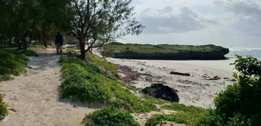 CHUMANI BEACH PLOT FOR SALE