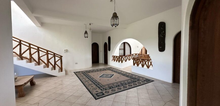 4 Acre Beachfront Property for Sale in Watamu, Malindi | Luxury 4BR Mansion + Development Land