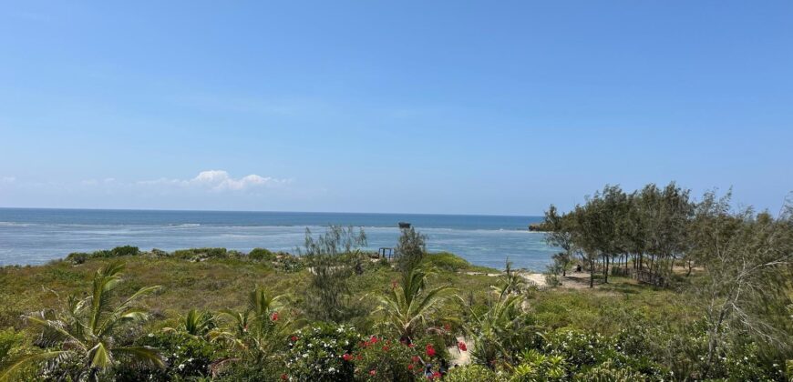4 Acre Beachfront Property for Sale in Watamu, Malindi | Luxury 4BR Mansion + Development Land