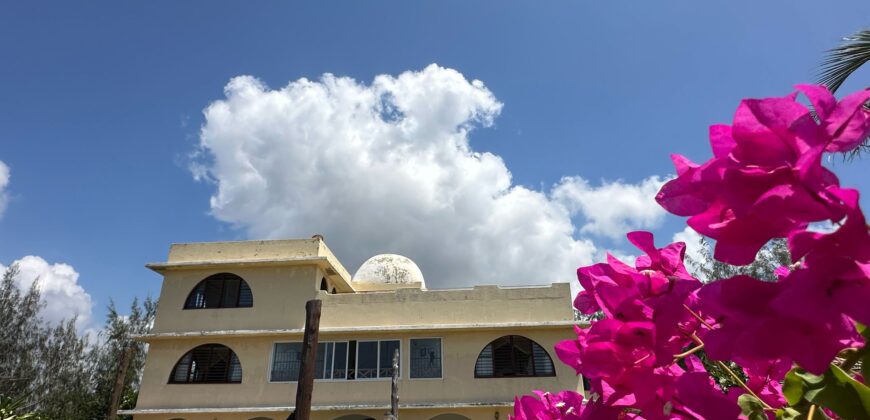 4 Acre Beachfront Property for Sale in Watamu, Malindi | Luxury 4BR Mansion + Development Land